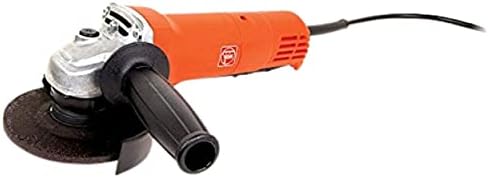 Fein Handy Compact Angle Grinder Tool with 5-8/11" Mounting Thread and 4-1/2" Grinding Wheel - Metal/Plastic, 820 W, 12,500 RPM - WSG 7-115 PT/72223160120
