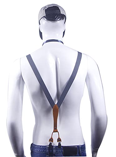 Image of Men's Suspenders Bowtie Set Elastic Y Shape Style Women's Suspenders Bowtie For Wedding&Formal Events