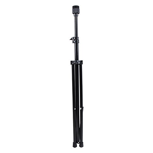 Greensen Mannequin Head Tripod Stand Manikin Wig Head Stand Cosmetology Mannequin Head Stand Training Head Tripod Heavy Duty Wig Head Holder for Cosmetology Hairdressing Training - Thumbnail 6
