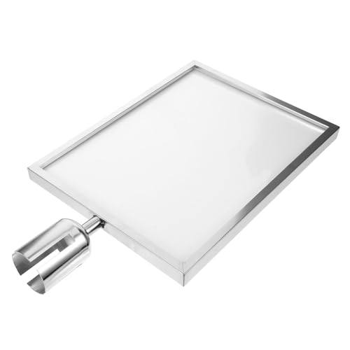 Porte-panneau de barrière A3 Homoyoyo vertical en acier inoxydable durable