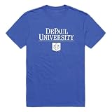 DePaul Blue Demons Institutional Tee, Royal, X-Large