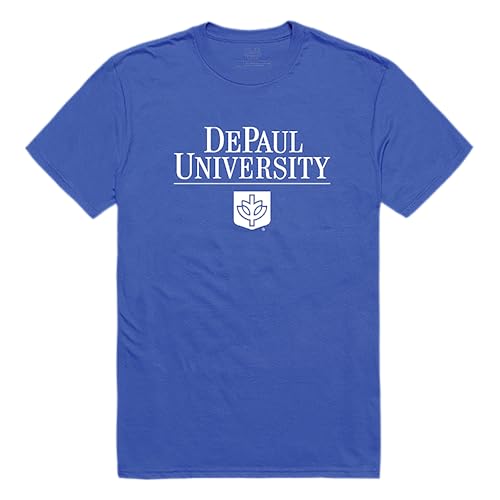 DePaul Blue Demons Institutional Tee, Royal, X-Large