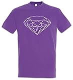 Urban Backwoods Diamond I Men T-Shirt Purple Size M