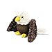 P.L.A.Y. Cute Plush Dog Toys - Fetching Flock, Bird Themed Durable Plush Squeaker Chew Toy, Great for Puppies & Small, Medium, Large Dog Breeds - Machine Washable, Recycled Materials (Edgar the Eagle)