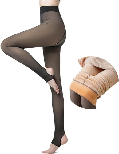 HSR Winter Warm Thermal Fleece Lined Women Leggings Pants (Waist Size : 26 to 34 Inch Stretchable)