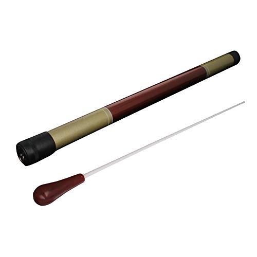 Image of Othmro 1Pcs Hollow Teachers Pointer Teaching Pointer Stick for Classroom, Metal Handheld Presenter Pointer Length 14.96 inch, Handheld Presenter Whiteboard Pointer for Teachers /Guides /Coach (Red)