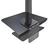 Placa de refuerzo de montaje de monitor de acero, placa de refuerzo de brazo de monitor para mesa frágil, placa de refuerzo de montaje en monitor se adapta a la mayoría de soportes de monitor con
