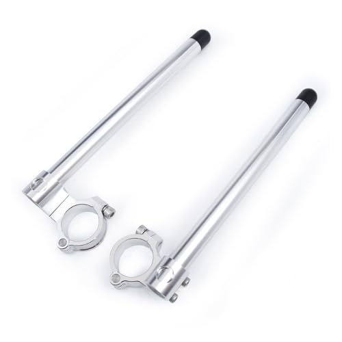 Clips de Guidon de Moto 22mm Surélevés Aluminium CNC pour Supprimer les Douleurs aux Poignets