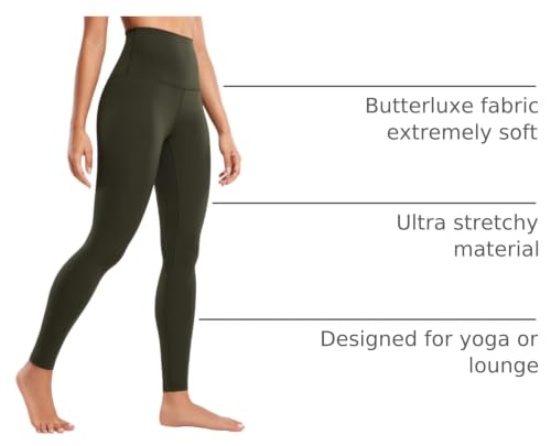 Image of CRZ YOGA Super High Waist Leggings 28 inch | Butterluxe, Extremely Soft, Gentle Compression, Yoga, Over Belly, for Women