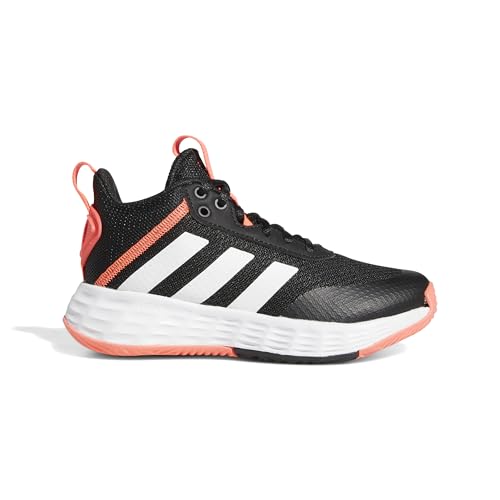 Adidas Ownthegame 2.0 Shoes, Zapatillas de Baloncesto, Core Black/Cloud White/Turbo, 38 2/3 EU