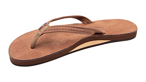 Rainbow Sandals Ladies Luxury Leather - Single Layer Arch Support With 1/2