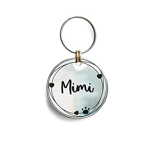 Cat Dog Id Tags Personalized 9 Corolla Styles Flower Wreath To Choose For Extra Small Pets Collar Accessories 316L Stainless Steel Engraved Custom On Both Side #TOP7