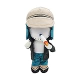 Juguete de peluche de 28 a 14.8 pulgadas, juguete de peluche con micrófono, fiesta de cumpleaños, Año Nuevo, Halloween, colección de regalos (ahumador pesado)