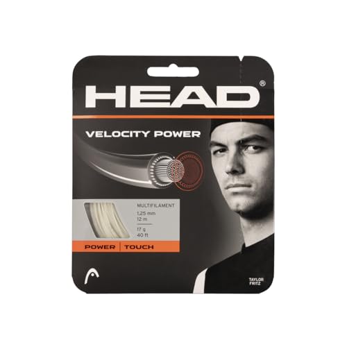 HEAD Velocity MLT Power Tennis String Set (Natural, 16g-1.30mm)