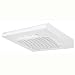 MPM-51-PX-68 Campana Extractora Bajo Mueble Cocina 50cm, Extractor Humos Empotrado 175m3 Evacuación al Exterior y Recirculación, Filtro de Carbono Opcional, 3 Velocidades Extracción, LED, Blanca
