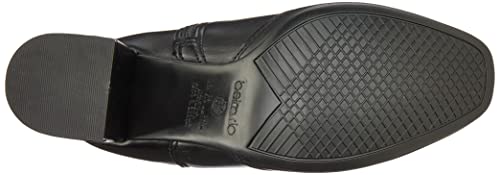 Bota Beira Rio Estilo Fashion Napa Genebra Salto Médio,Preto, 38