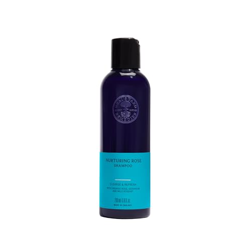 Neal's Yard Remedies Nurturing Rose Shampoo, Enhance the Vibrancy of Damaged Hair, Cruelty-Free, 200 ml