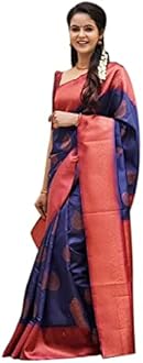 Shiv Textiles Womens Banarasi Saree Saree (pack of 1)