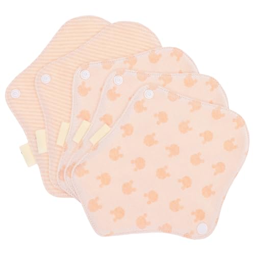 HOOWIFFY Compresas Sanitarias Reutilizables Alta Absorción 5 de Algodón Orgánico y Comodidad Varios estilos para Mujer el Periodo Menstrual Varios estilos