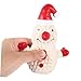 COLLBATH Xmas Squeaky Dog Toy Decorative Bite Toy Large Dog Christmas Accessories