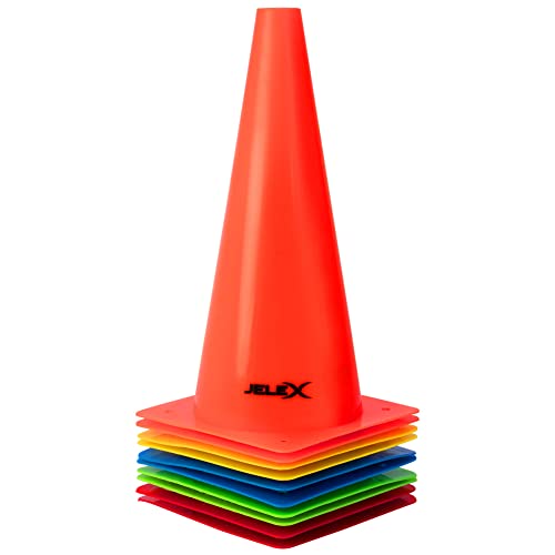 Cônes d'entraînement JELEX Dribbler plots de sport de 31 cm