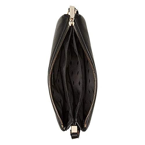 Kate Spade Crossbody Purse For Women Leila Triple Gusset Handbag , Black, Small #TOP2