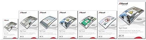 Rexel A4 Outdoor UV Sign Cover - Pack of 10