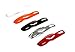 iJDMTOY Direct Replacement Carrara White Finish Key Fob Side Panel Trims Compatible with Porsche Cayenne Panamera Macan 911, etc