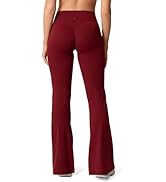 UNISSU Hugluxe Invisculpt No Front Seam High Waisted Yoga Pants Bootcut Flare Leggings for Women ...