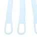 Zunate 3pcs Baby Diaper Fastener, Adjustable Cotton Newborn Diaper Fixing Belt, Soft and Reusable Nappy Straps for Newborns and Toddlers (Blue)