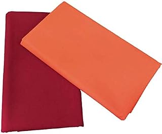 100% Cotton Poplin Unstitched Fabric 2.25 Meter Cloth Material for Women's Saree Skirts, Petticoats, Pyjamas, Patiyala Pants, Salwar _DSD!