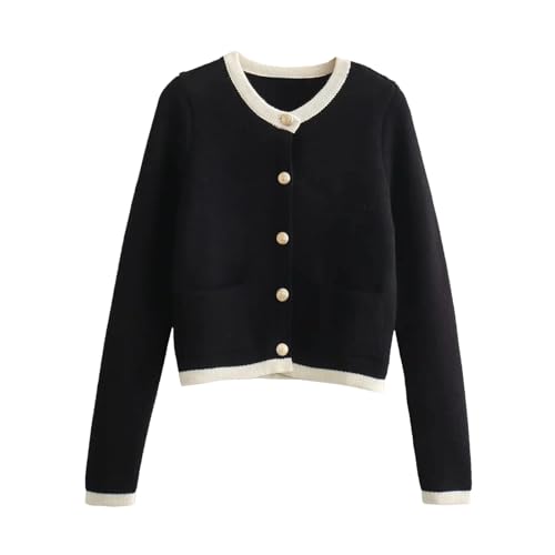 Generic Women Single Breasted Sweater Knitted Cardigans Woman Long Sleeve Knitwear Coat
