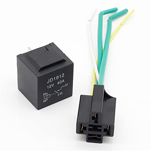 Relais et Fils 40 Ampères 12V pour Résoudre les Problèmes de Klaxon Faible Auto