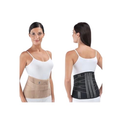 Busto ortopedico lombare elasticizzato altezza posteriore 28 cm Fgp INC100 MIS. M circonf.bacino 90-100 cm ECRU' | Altezza Posteriore 28 cm, Circonferenza Bacino 90-100 cm