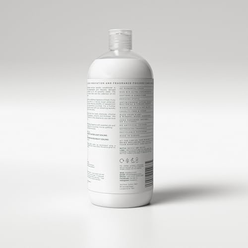 The Lab Co. Refreshing Fabric Conditioner & Laundry Softener | Non-Bio, Ultra-Concentrated, 40 Washes | Lime, Peppermint & Cucumber Scent | 1 Litre, Vegan & Biodegradable - Image 2