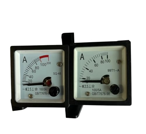Ampèremètre CA 100A à aiguille analogique pour tableau électrique