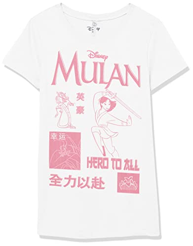 T-shirt Mulan Disney pour fille et ado à manches courtes et col rond