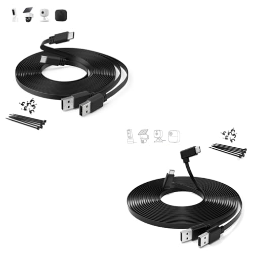 Kit de extensión USB-C Itramax con cables rectos de 5M y acodados de 6M, 4 piezas
