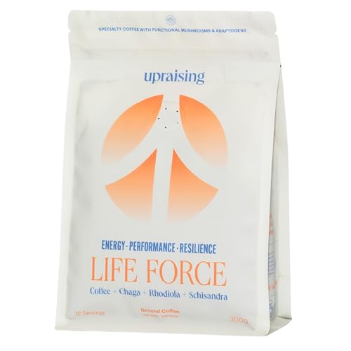 Upraising - Life Force | Mushroom Coffee | Café Molido + Chaga + ...