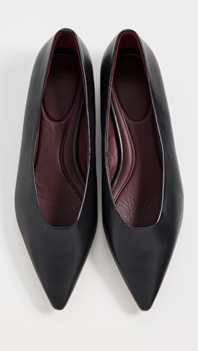 Vince Women's Isabel Flats, Black, 7.5 Medium US4