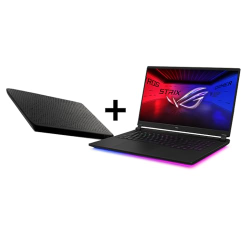 Image of ASUS ROG Strix Scar 18 Gaming Laptop | Intel Core Ultra 9 275HX | NVIDIA GeForce RTX 5090 | 64GB DDR5 2TB SSD Windows 11 Pro Off Black Bundle with Targus HD3 Gaming Chill Mat