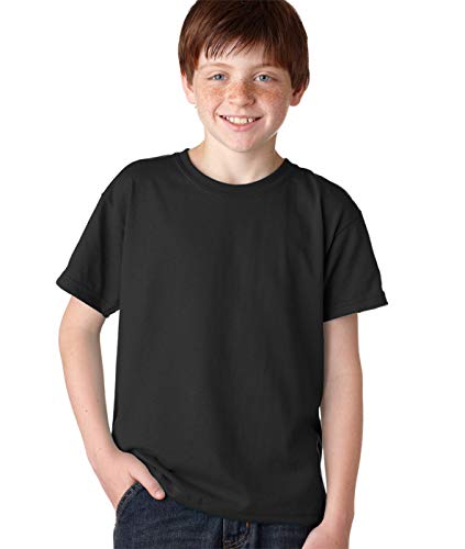 Gildan DryBlend 50/50 Youth T-Shirt, Black, Small2