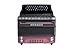 Hohner Corona C-II Diatonic F/Eb/Bb Accordion (Red to Gold)