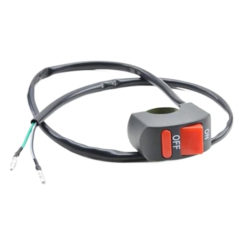 Interrupteur guidon moto noir 10A pour sécuriser vos sorties nocturnes en quad