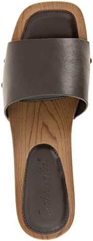 Splendid Women's BREXLEE Wedge Sandal, Chocolate, 6 | Image 4