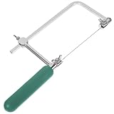 LIFKOME U Förmige Schmuck Bogensäge Leichtes Handbandsäge Werkzeug für Präzise Schnitte bei Holz und Metall für Bastelprojekte und Schmuckherstellung