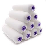COTTAM High Density Foam Paint Roller Sleeves (Sponge) x10 | Mini/Small 4 Inch | The Mini Rollers for Painting Gloss, Varnish, Oil
