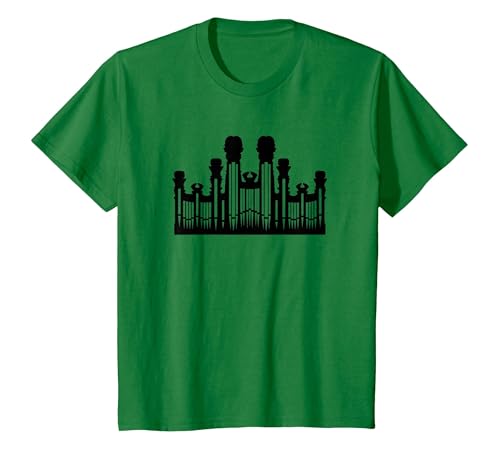 LDS Mormon Hymnal Tabernacle Organ Costume Hymns T-Shirt, Youth, Kelly Green, 3T