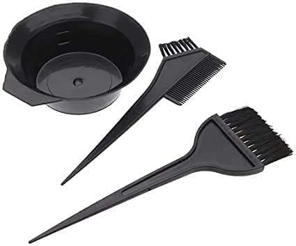 Juego de 3 brochas de tinte para el cabello, juego de brochas y c...
