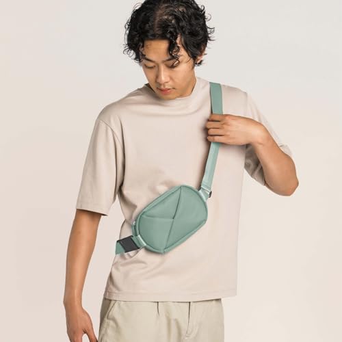 Lux & Nyx Origami Belt Bag & Sling Bag Crossbody (Sage Green)3